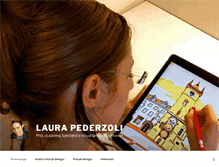 Tablet Screenshot of laurapederzoli.com